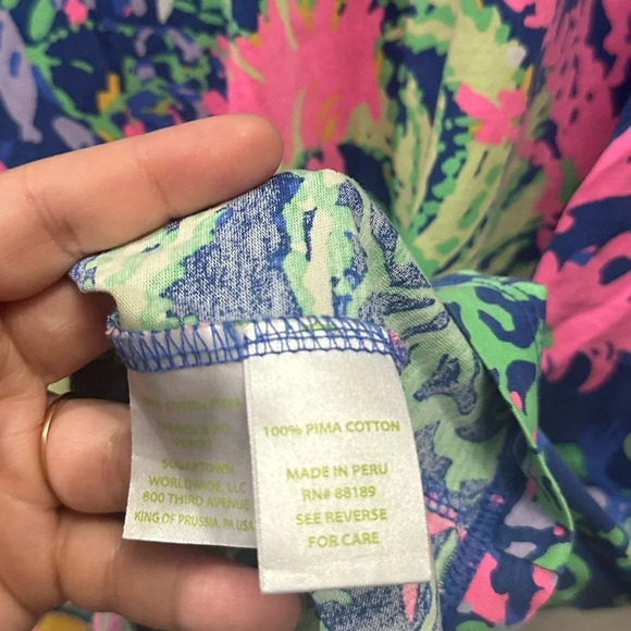 Lilly Pulitzer Erin Shirt Dress Women Size XL - Picture 6 of 6